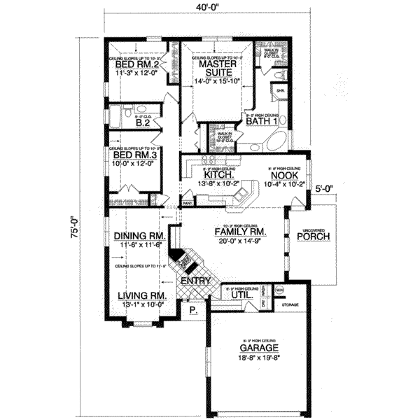 main floor house blueprint