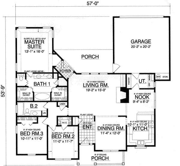 main floor house blueprint