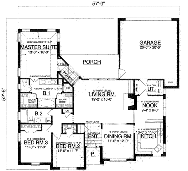 main floor house blueprint