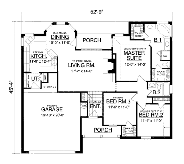 main floor house blueprint