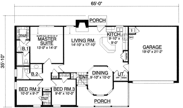 main floor house blueprint