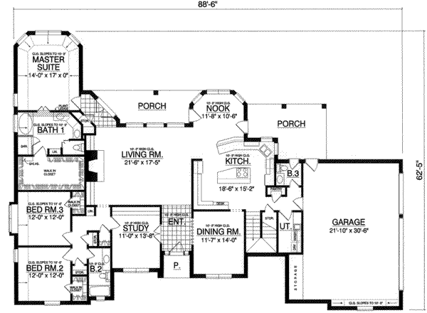 main floor house blueprint