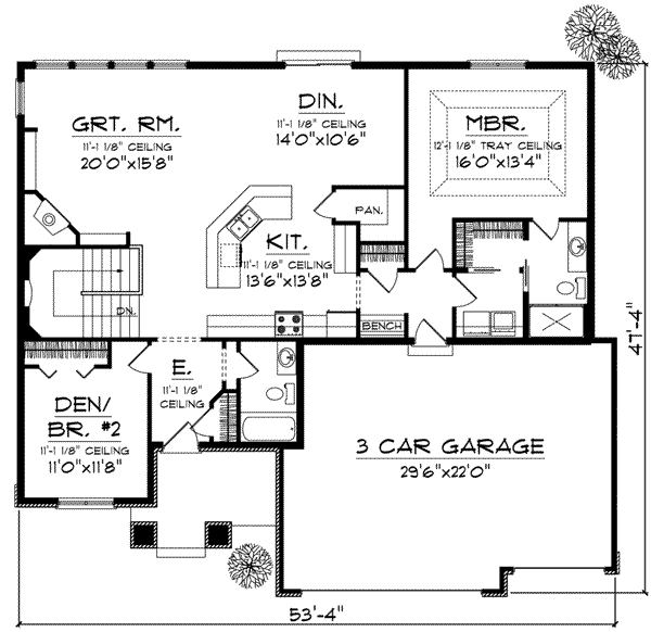 main floor house blueprint