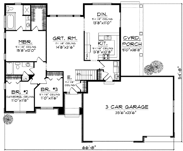 main floor house blueprint