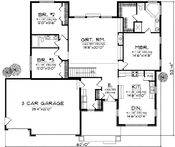 main floor house blueprint
