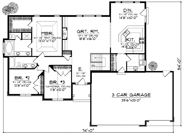 main floor house blueprint