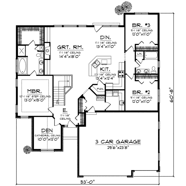 main floor house blueprint