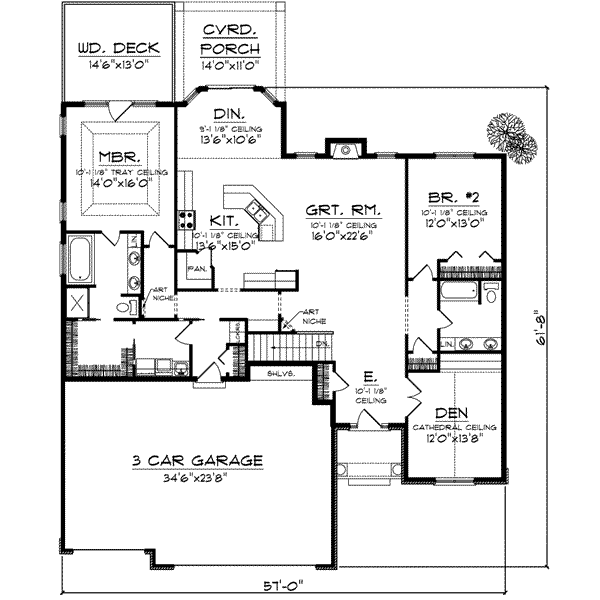 main floor house blueprint