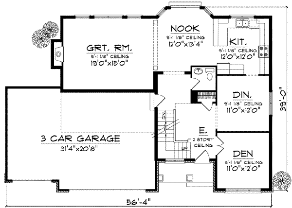 main floor house blueprint