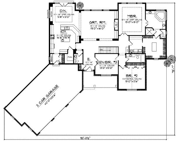 main floor house blueprint