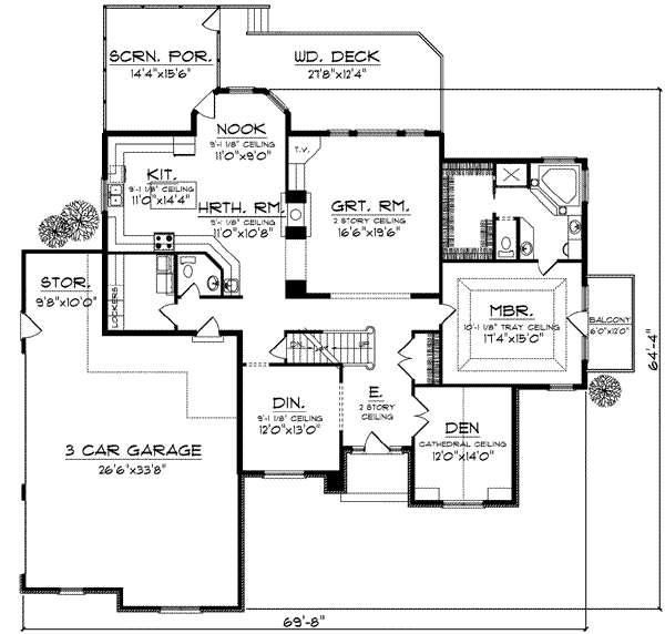 main floor house blueprint
