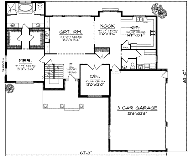main floor house blueprint