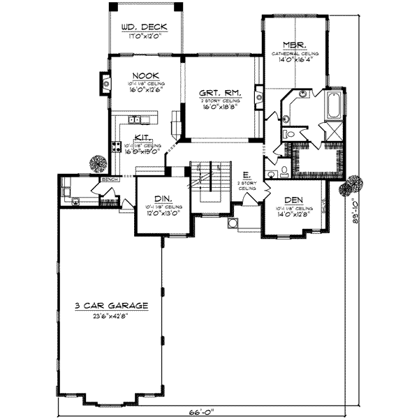 main floor house blueprint