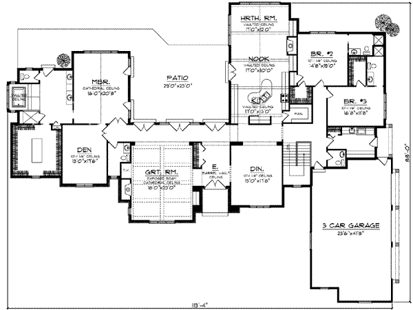 main floor house blueprint