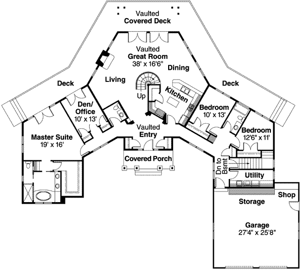 main floor house blueprint
