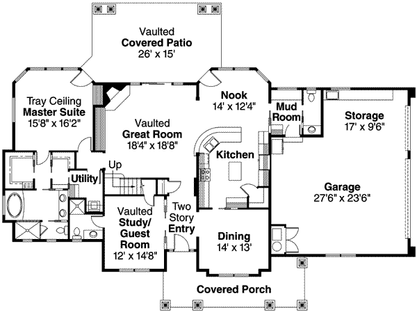 main floor house blueprint