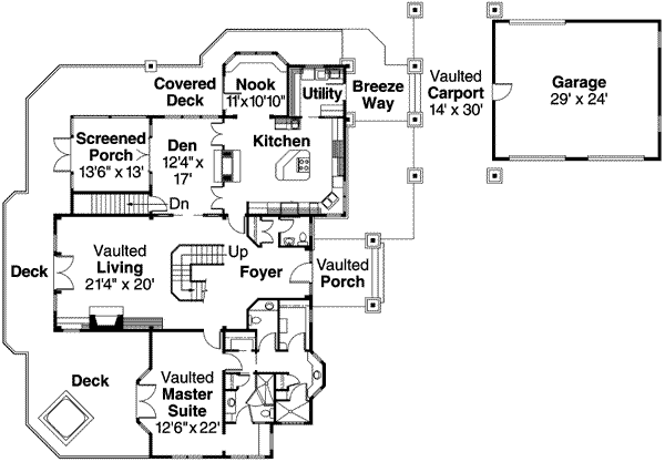 main floor house blueprint