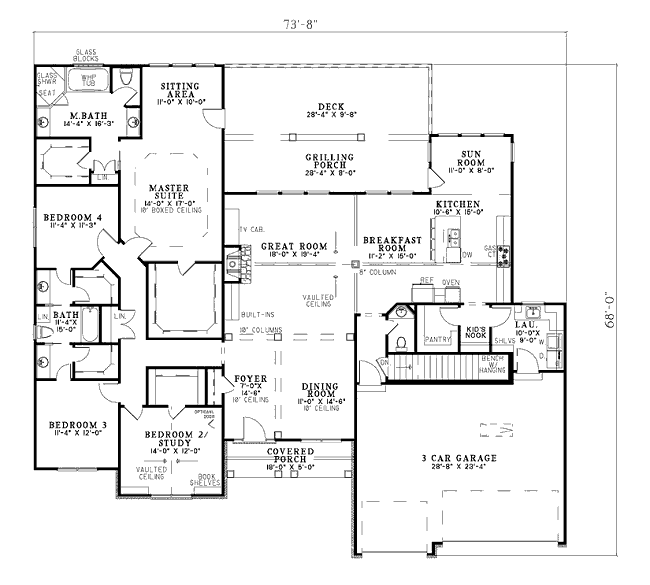 main floor house blueprint