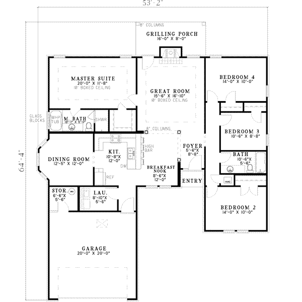 main floor house blueprint