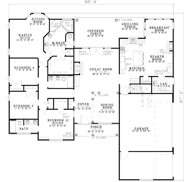 main floor house blueprint