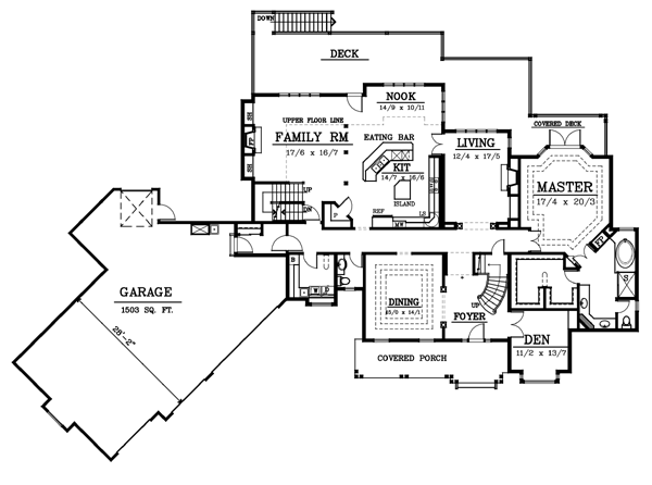 main floor house blueprint