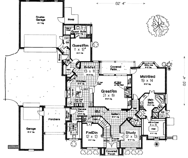 main floor house blueprint