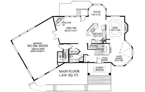 main floor house blueprint