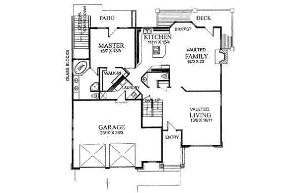 main floor house blueprint