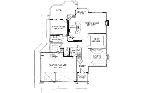 main floor house blueprint