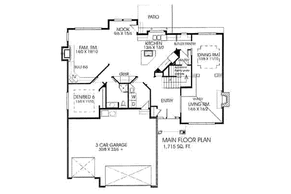 main floor house blueprint