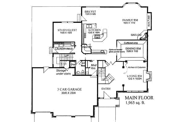 main floor house blueprint