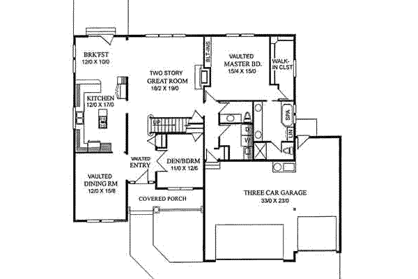 main floor house blueprint