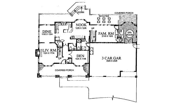 main floor house blueprint