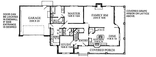 main floor house blueprint