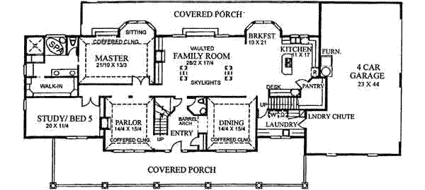 main floor house blueprint