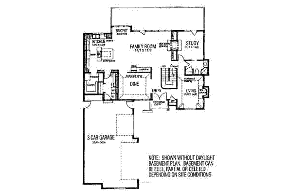 main floor house blueprint