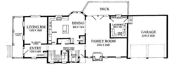 main floor house blueprint