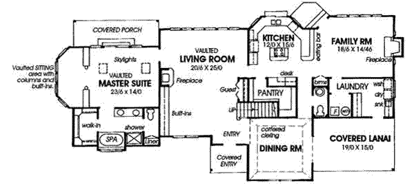 main floor house blueprint