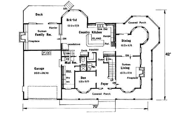 main floor house blueprint