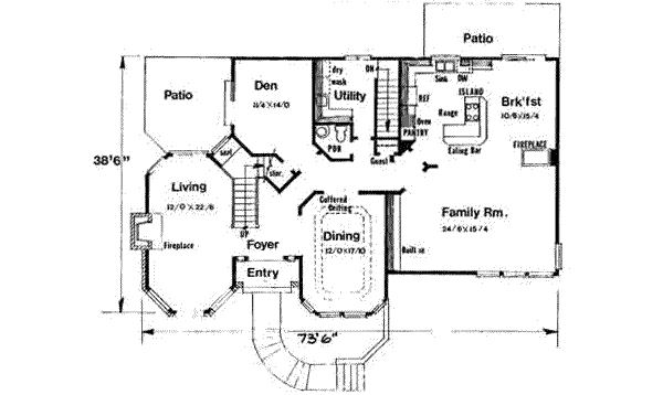 main floor house blueprint