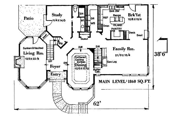 main floor house blueprint