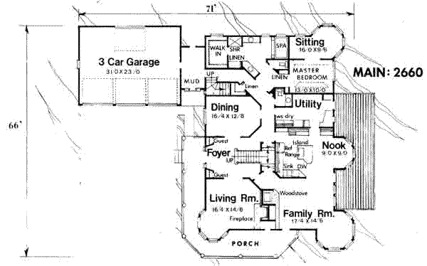 main floor house blueprint