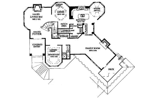 main floor house blueprint