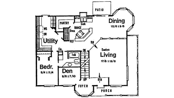 main floor house blueprint