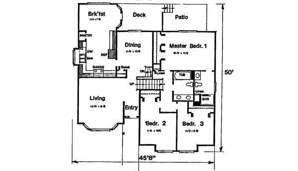main floor house blueprint