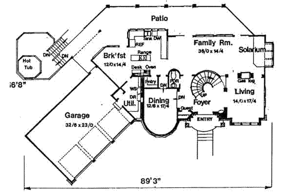 main floor house blueprint