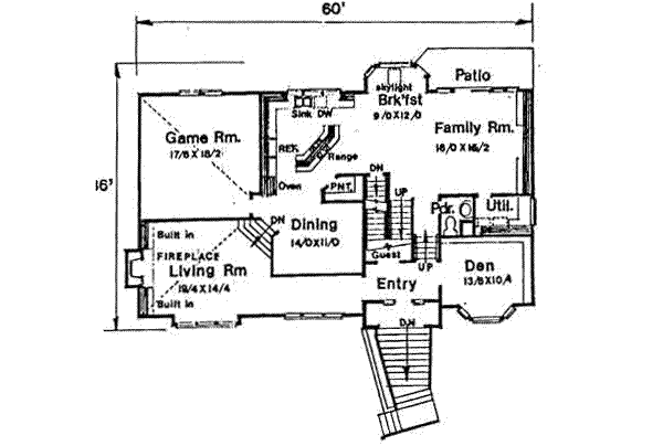 main floor house blueprint