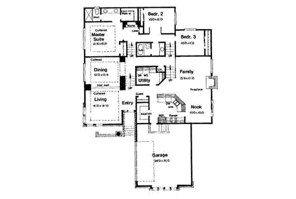 main floor house blueprint