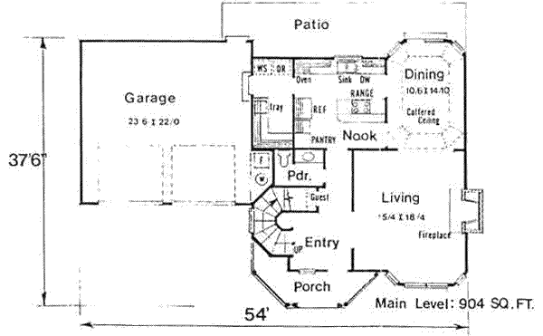 main floor house blueprint