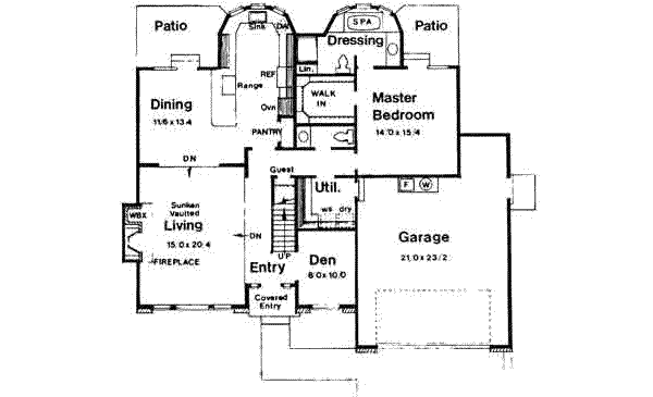 main floor house blueprint